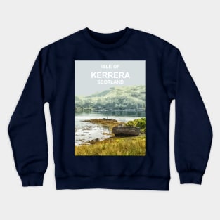 Isle of Kerrera Scotland. Scottish gift. Travel poster scottish highlands Crewneck Sweatshirt